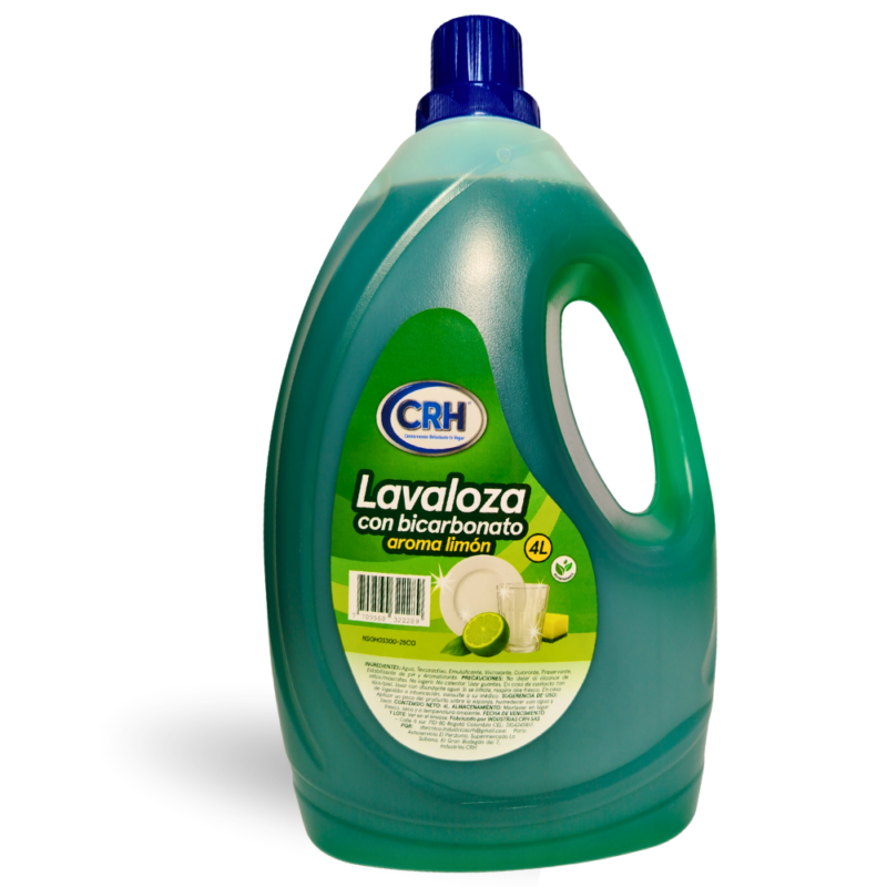 Inicio Lavaloza con bicarbonato aroma limón 4 litros CRH