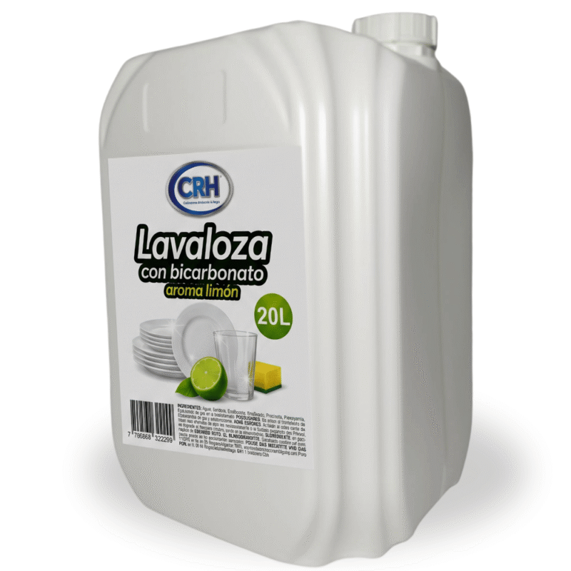 jabón lavaloza con bicarbonato 20 litros